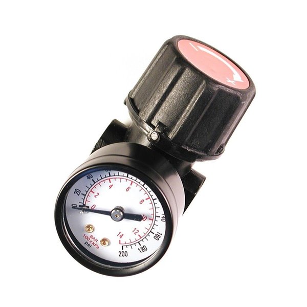 Primefit 0.25 in. NPT Replacement Air Regulator with Steel-Protected Gauge PR395689